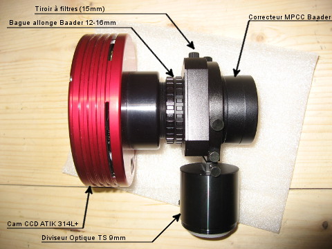 Caméra CCD ATIK314L+